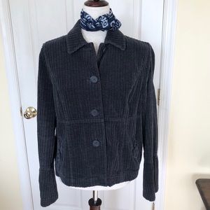 Jones New York Sport Navy Blue Corduroy Jacket M